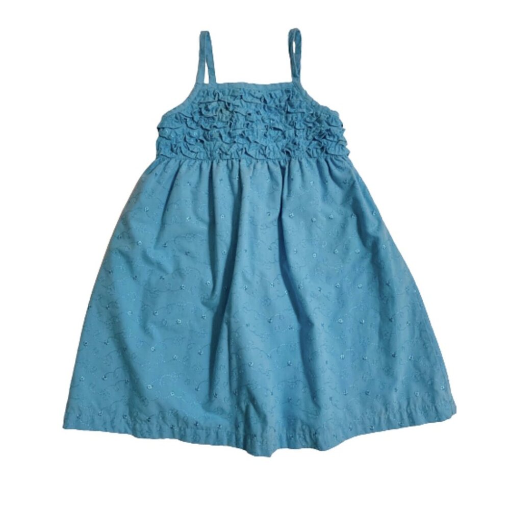 Penelope Mack Floral Embroidered Sundress 3T